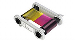 Полноцветная лента (YMCKO) на 500 оттисков с чистящим роликом; для принтера Advent SOLID 700 в Прокопьевске